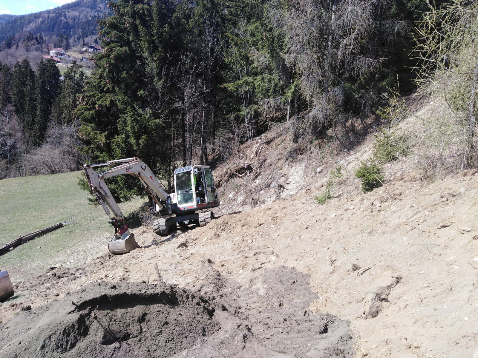 Erdbewegungen von Erdbewegung Oberwandling